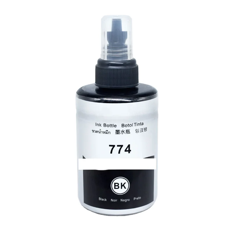 Прямая продажа с завода красящая краска премиум-класса 140 мл пигментная чернила 774 для струйного принтера epson L605 L655 L1455