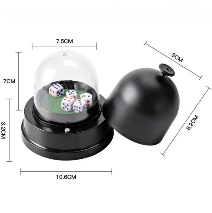 Electric Dice Cup Electric Shaker Automatic Bar Dice Cup Battery Dice Roller Cup