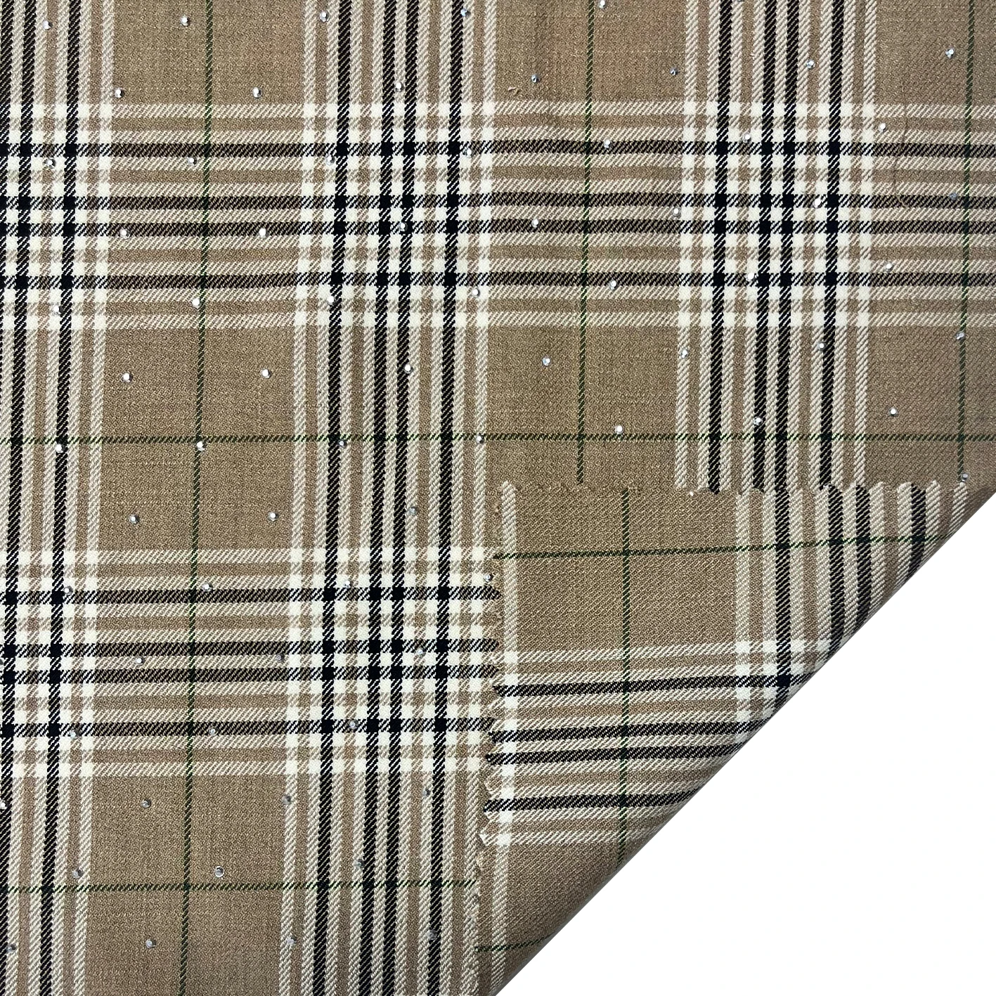 Classic wholesale stock yarnyed Rayon Woven Chede Fabnic WomenKndt