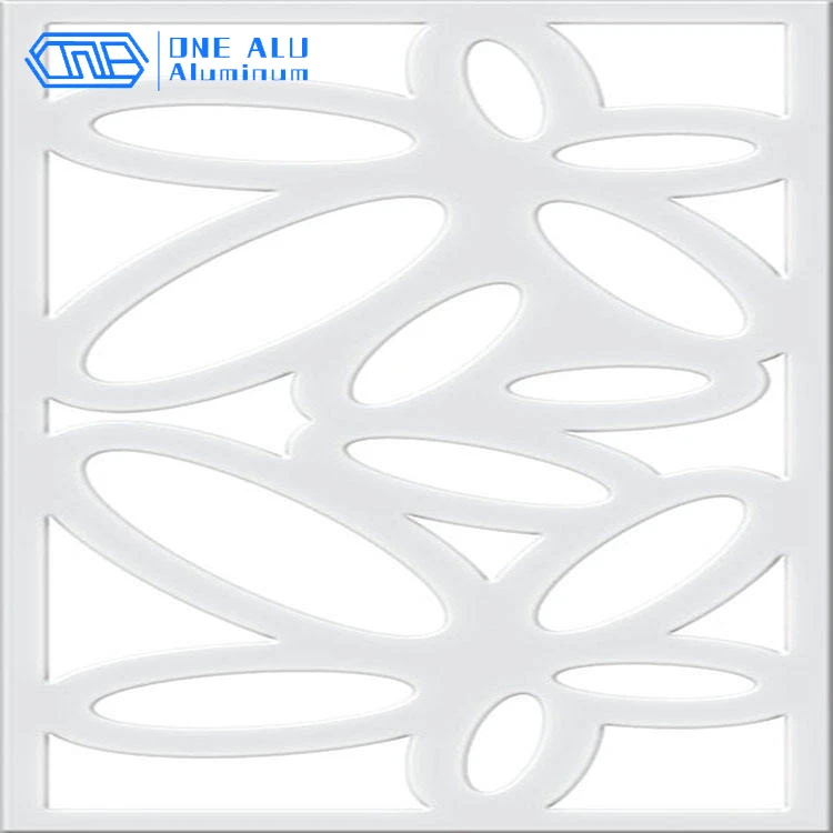 3D Shape Interior and Exterior Aluminum Metal Building Curtain Wall Perforated Aluminum Veneer Aluminum Solid Panel