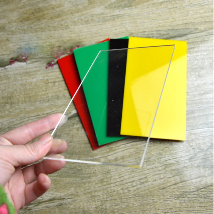 8x10 Inches Custom Size Rigid Perspex Acrylic Sheets PMMA Panels High Flexible Clear PETG Sheets Custom PET Plastic Sheet