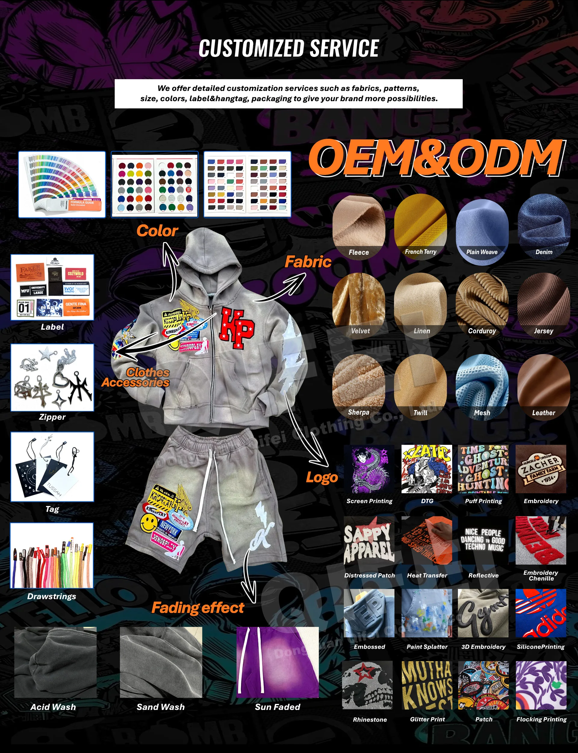 Sweatsuit Manufacturer Zipper Hoodie and Jogging Winter Streetwear Baggy Oversized Zip up Blank Custom Women Men Tracksuit Set