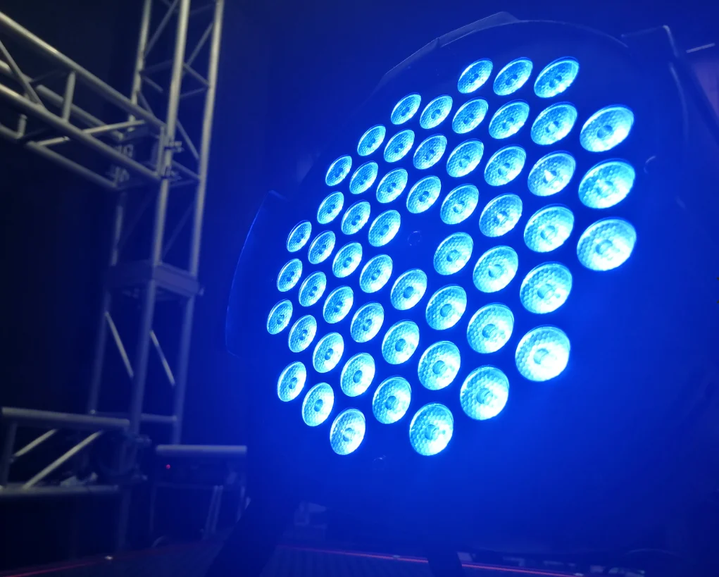 54x3W RGB 3in1 LED Par Light Dmx Control Disco Dj Party Wedding Show Event Wash Lighting