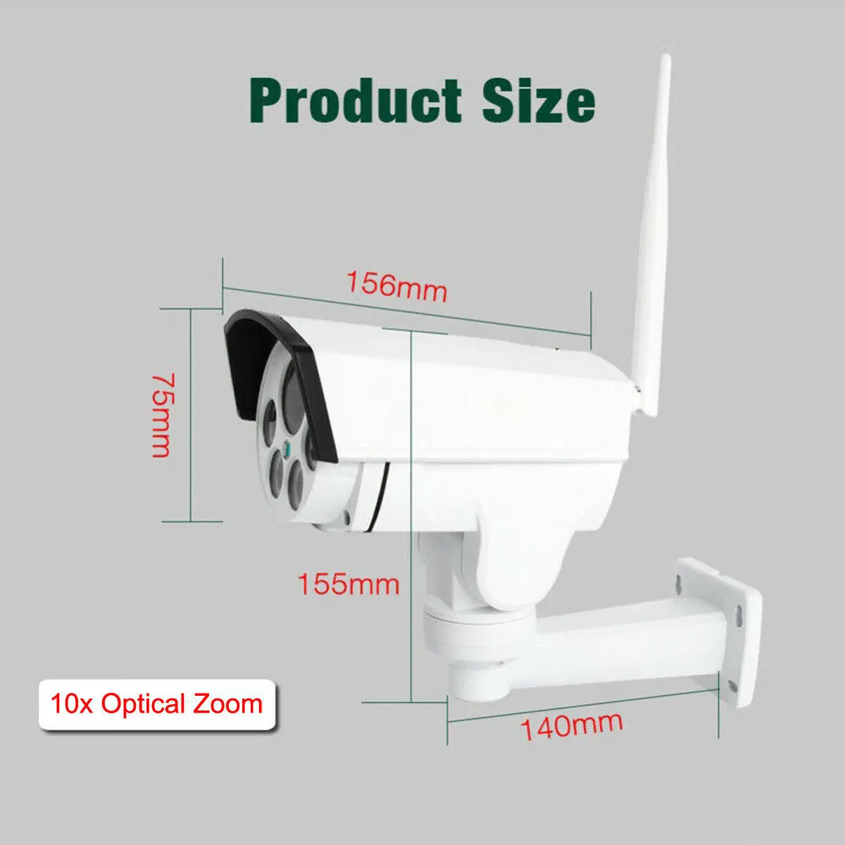 
Factory Supply iPoster Wireless 10X Zoom Auto Focus Lens Wifi HD 1080P 3G 4G SIM Card Bullet PTZ Camera 