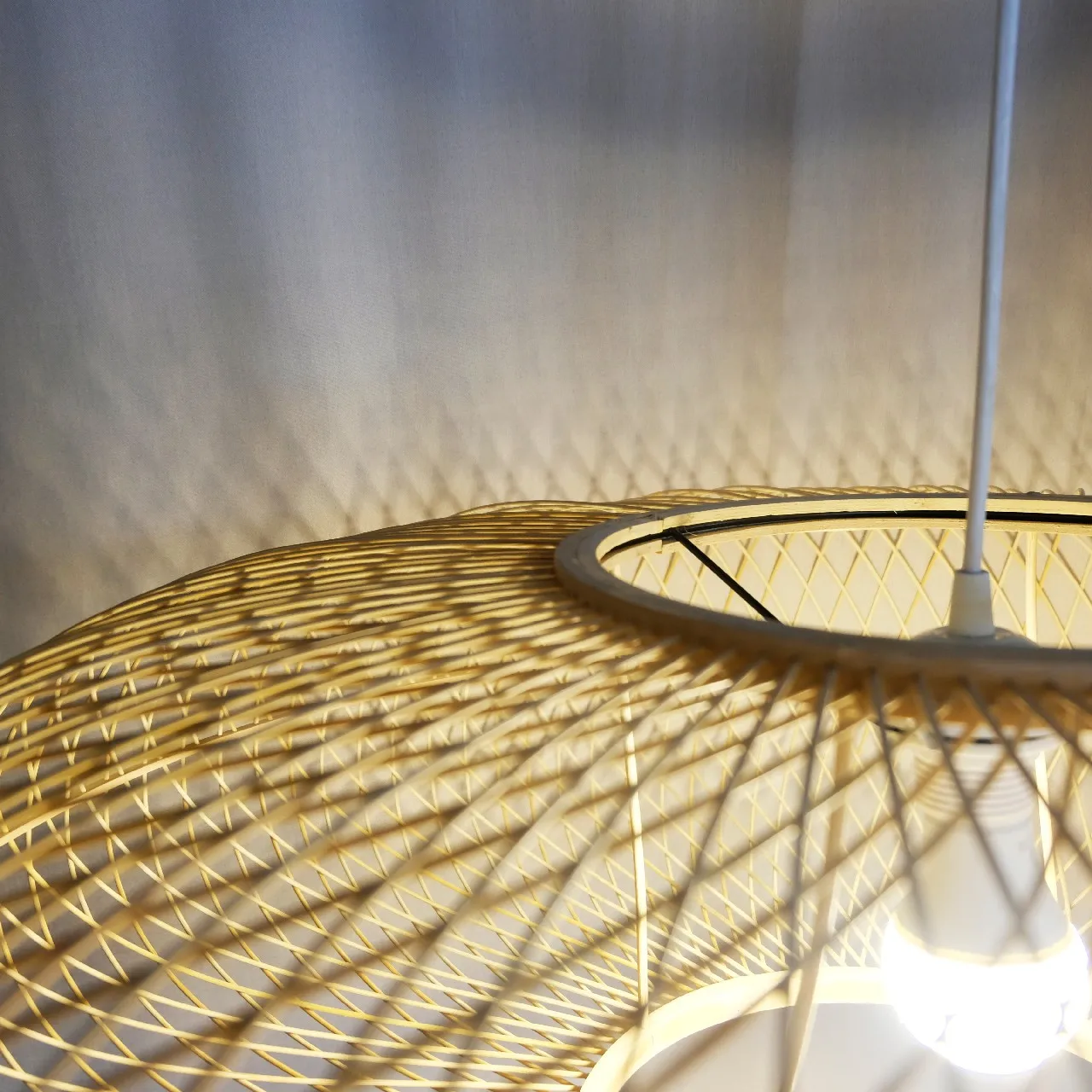 Wholesale Rattan Ceiling Bamboo Pendant Ornament Light Modern Lights For Home Hotel Villa Room Decoration