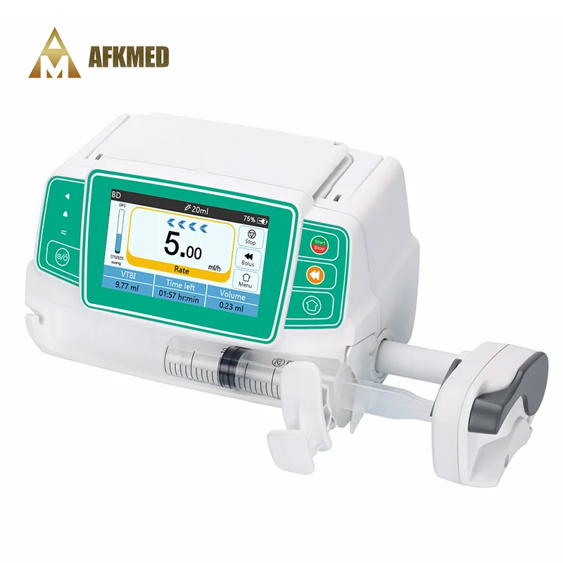 Medical Electric Syringe Pump Single Channel Infusion Syringe Pump