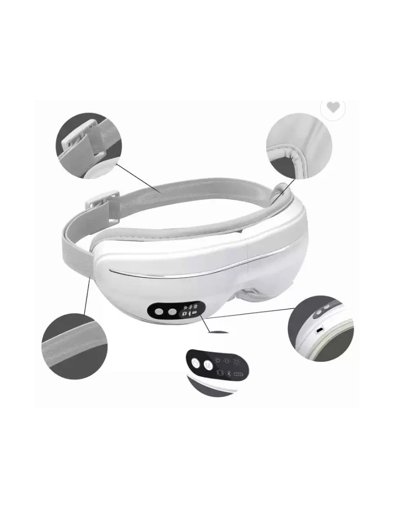 Heating Smart Wrinkles Electric Thermal Massage Therapy Vibrating Instrument Living Care Music Illuminating Eye Massager