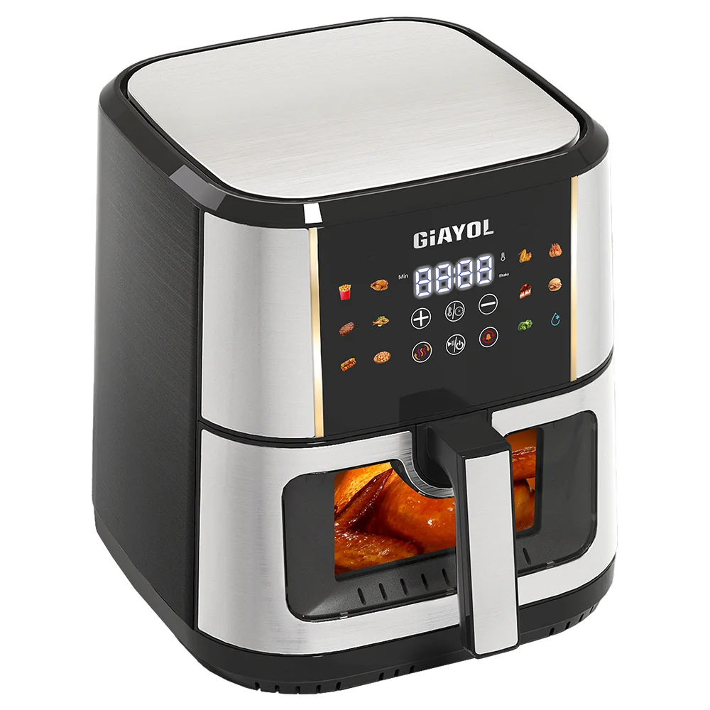 GiaYol turbo crisp technology stainless steel 10 in 1 functions air fryer oven cooker with grills
