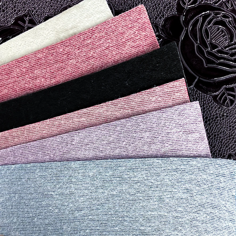 0.9mm Rose Embossed Artificial Leather Waterproof Faux Leather Cotton Fabric Sewable Material