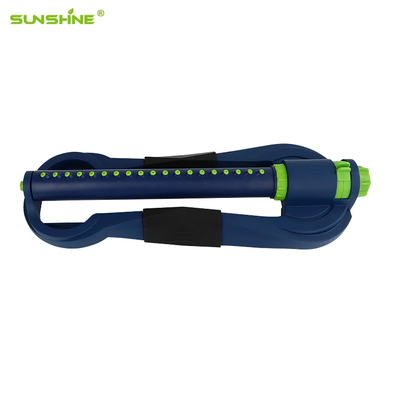 SUNSHINE Oscillating Lawn Sprinkler Plastic Base 19 Holes Water Even Coverage and Spray Pattern Easy Maintenance