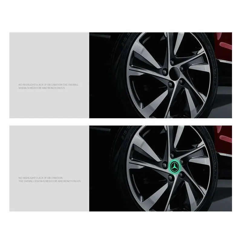 Светящиеся декоративные предупреждающие наклейки JPS OEM Autoaufkleber