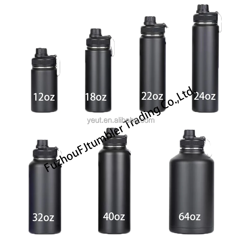 New Magnetic Factory Direct Wholesale Water Bottle phone holder vacuum sports flask for gym Top With Magnet Phone Mount Stand