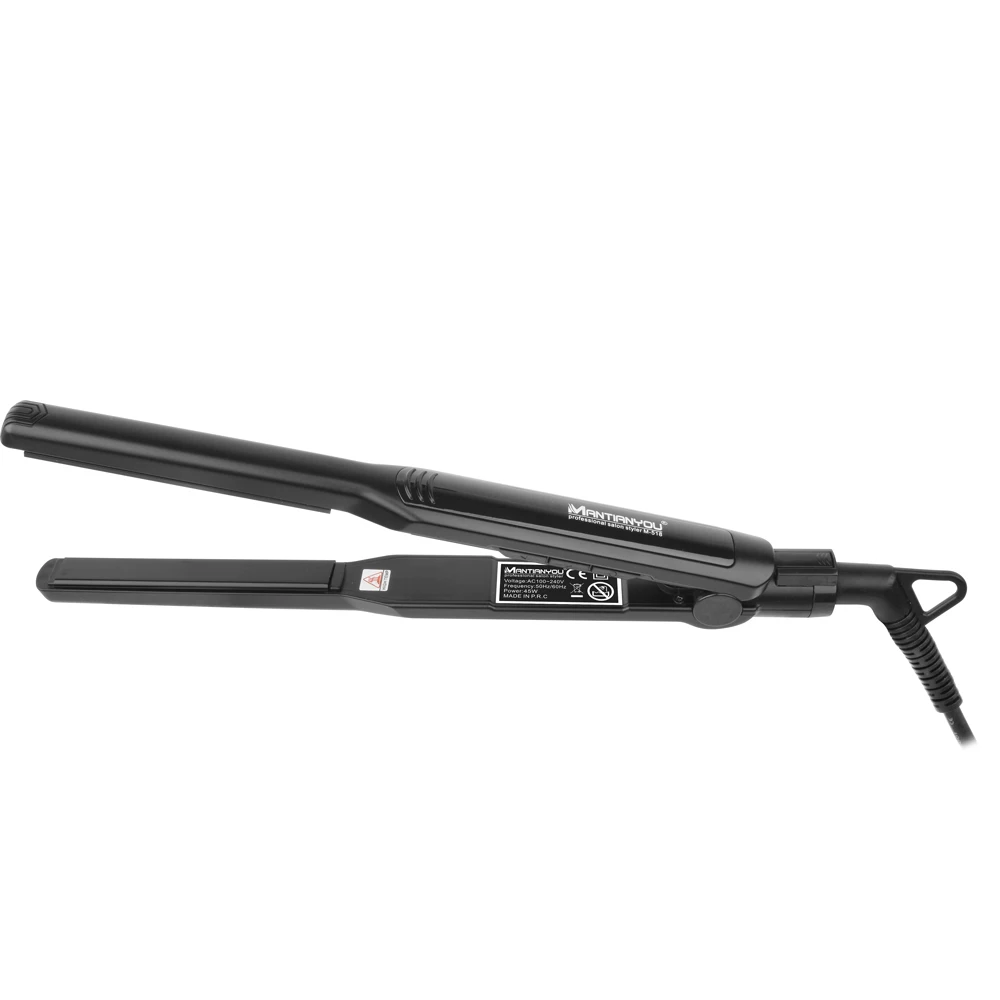 Professional Hair Flat Iron 360 Degree Swivel Power Cord for Hair Straightener Instant Heat-up 450F  Titanium Flat Iron