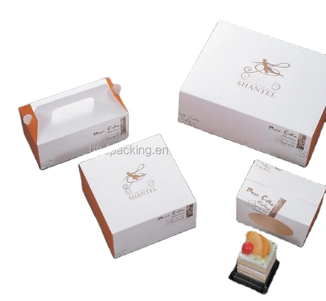 Foldable Cake Pastry Boxes Food Packing Boxes
