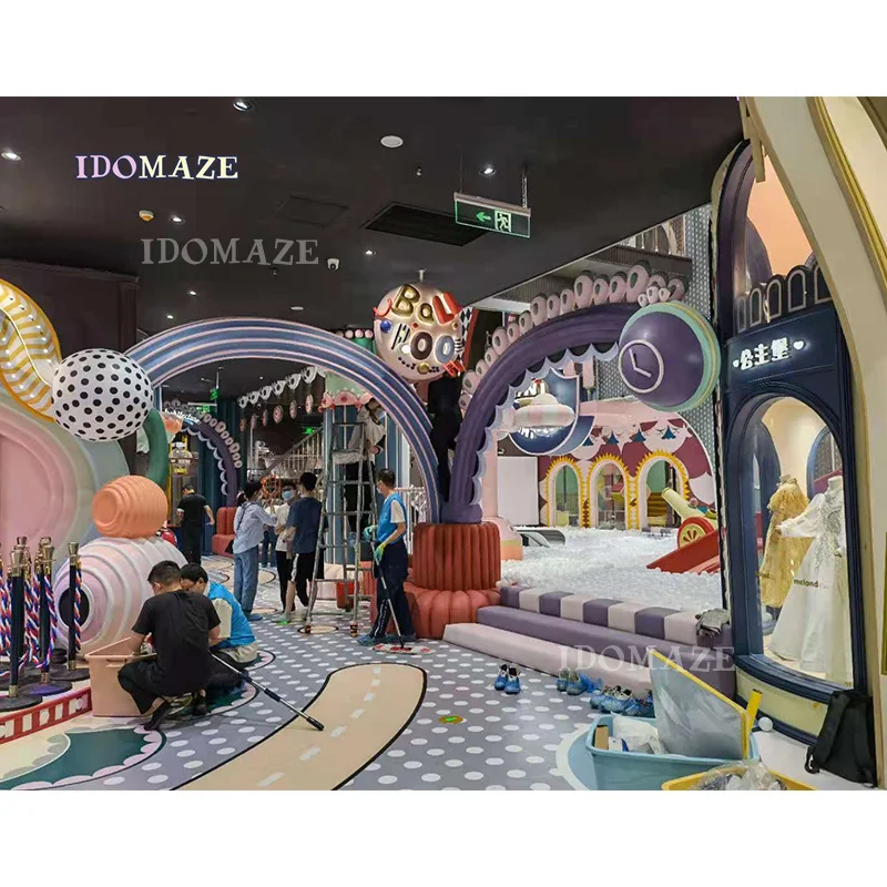 Kidstale Commercial Playground Soft Play Coffee Shop Restaurant Playground Indoor Kids Smart Indoor Playground