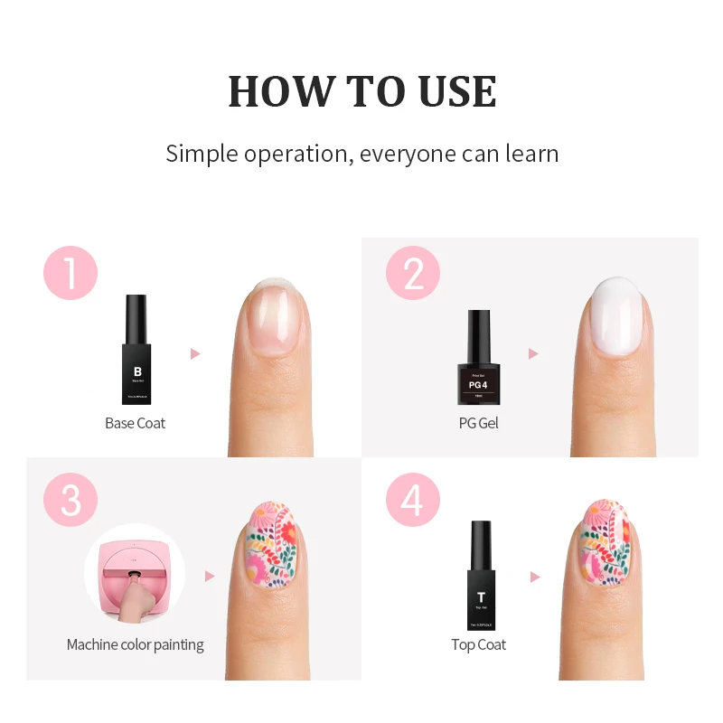 2022 Nails nail printer Artifical Art Polish Printing Machine DIY Digital Nail salon