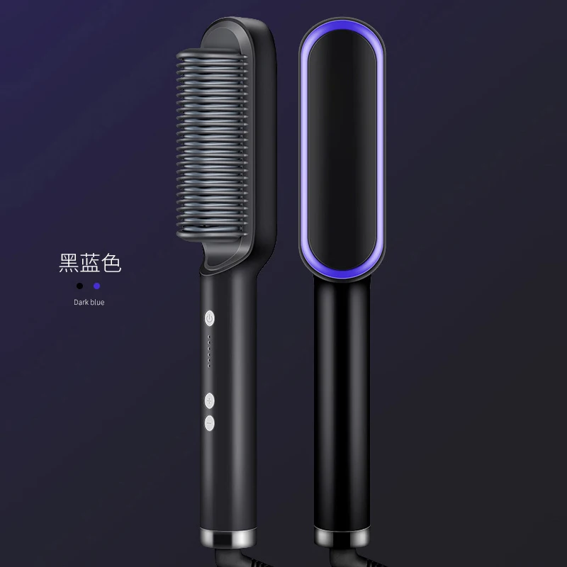 hot sale Professional Hair Comb Brush Beard Straightener Hair Straightener with Anti-Scald Feature Beard Straightener Comb