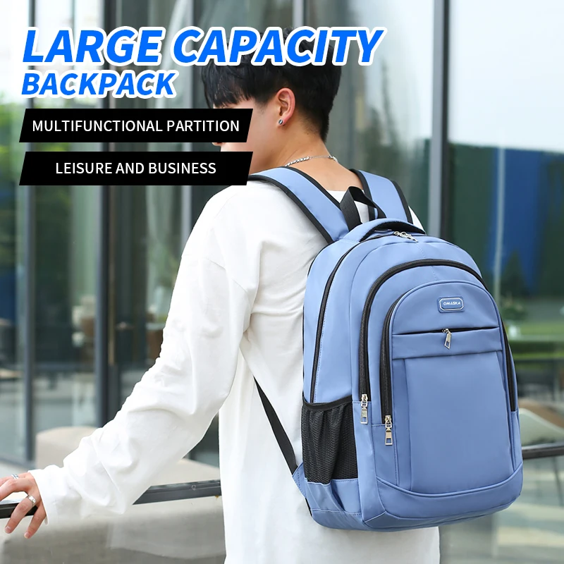 OMASKA Wholesale Laptop School Bags Teen Travel Sac a dos Big Capacity Girl School Backpack Bag
