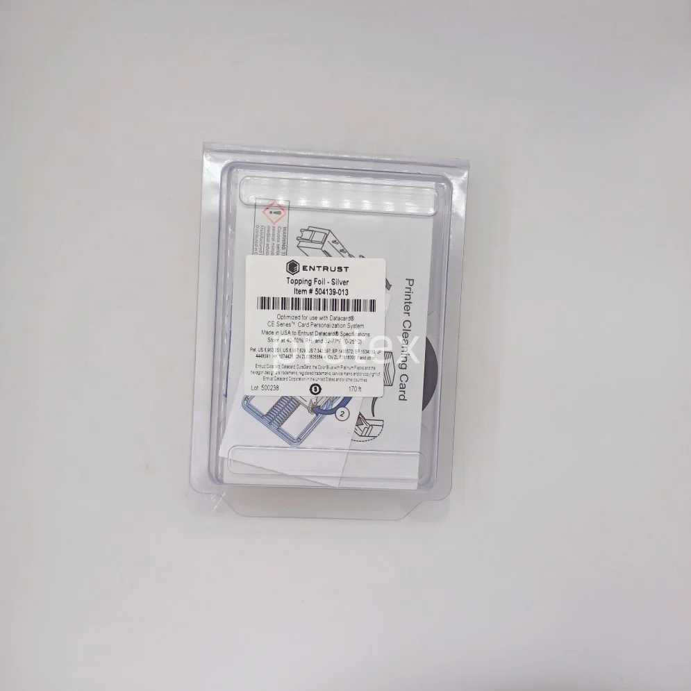 Datacard Ce840 Ce870 Silver Indent Foil 504139-013