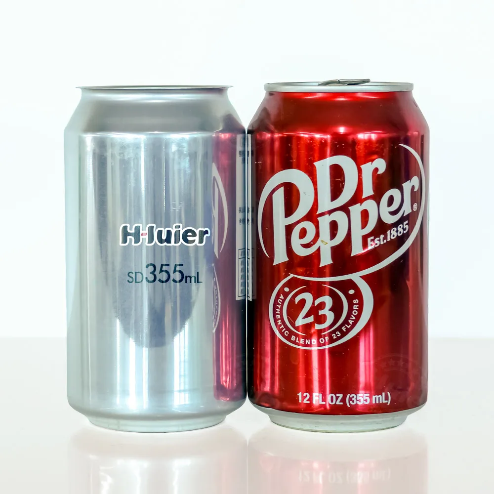 manufactures custom 250ml 330ml 12oz 1 liter slim empty black printed round aluminum cans for food beverage soda canning