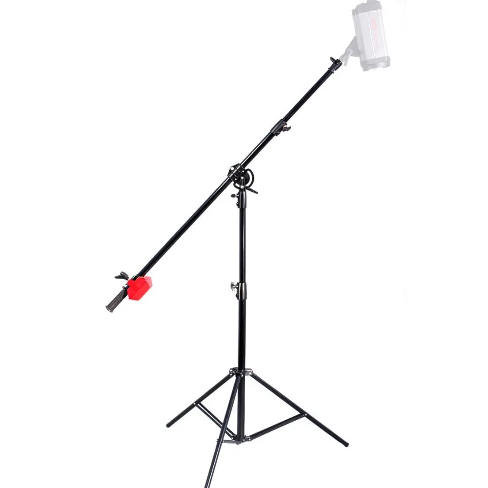 Heavy Duty LS-10 2.2m Studio Cross Arm Top Light Stand & 5KG Counter Weight Balancer