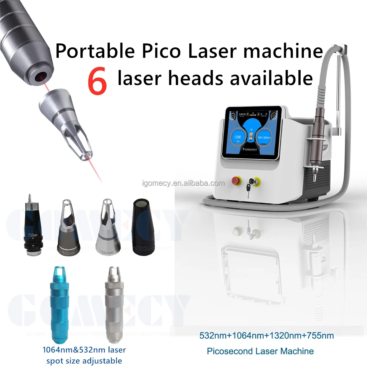 GOMECY-Professional-PicoLaser-532-755-1320-1064-Pico-Second-Tattoo-Removal-Laser-Machine-Pico-Laser-Tattoo-Removal-Picosecond