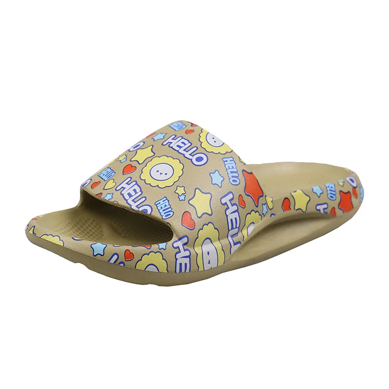 2022 Slide Slippers Anti Slip Quick Drying Open Toe Super Soft Thick Sole Sandals Unisex Home EVA Slippers