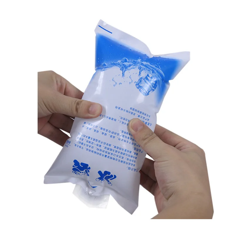 factory custom shipping food delivery custom ice bag  400ml 600ml inject water ice packs For Food Shipping