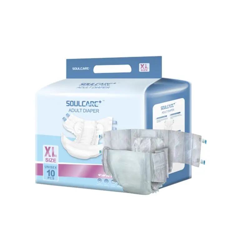 
Factory wholesale high ultra thin high quality disposable adult diaper for old men in bulk 