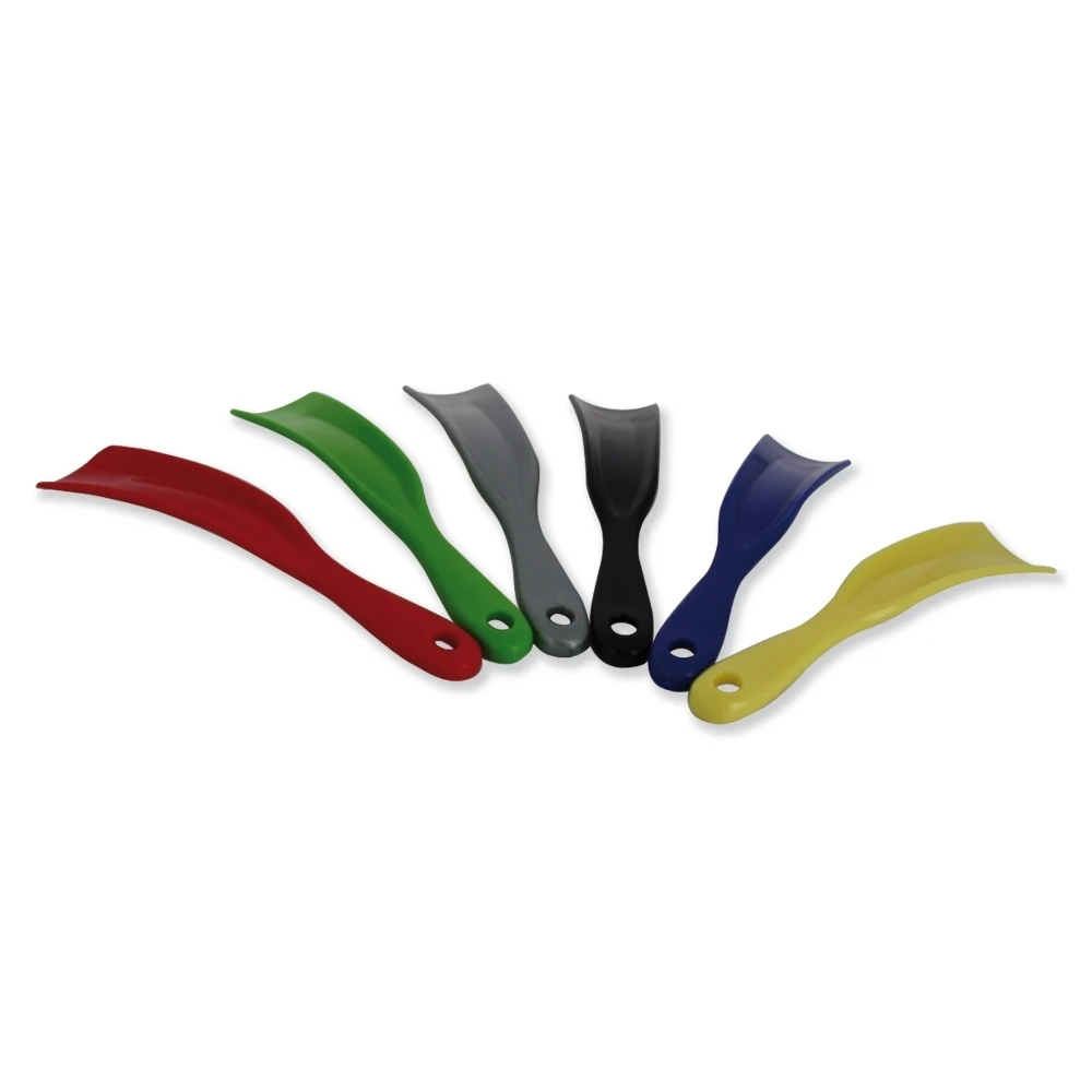 High End Price Excellent Quality Assorted Colors 18 Cm Plastic Shoe Horn For Wholesale Export