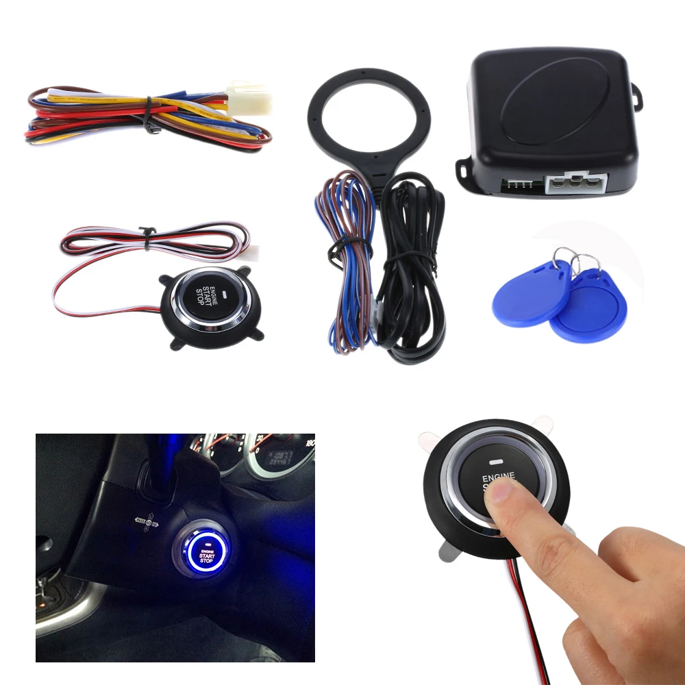 Car Immobilizer Bypass Module RFID Lock Ignition Switch Keyless Entry System Starter Anti-theft System