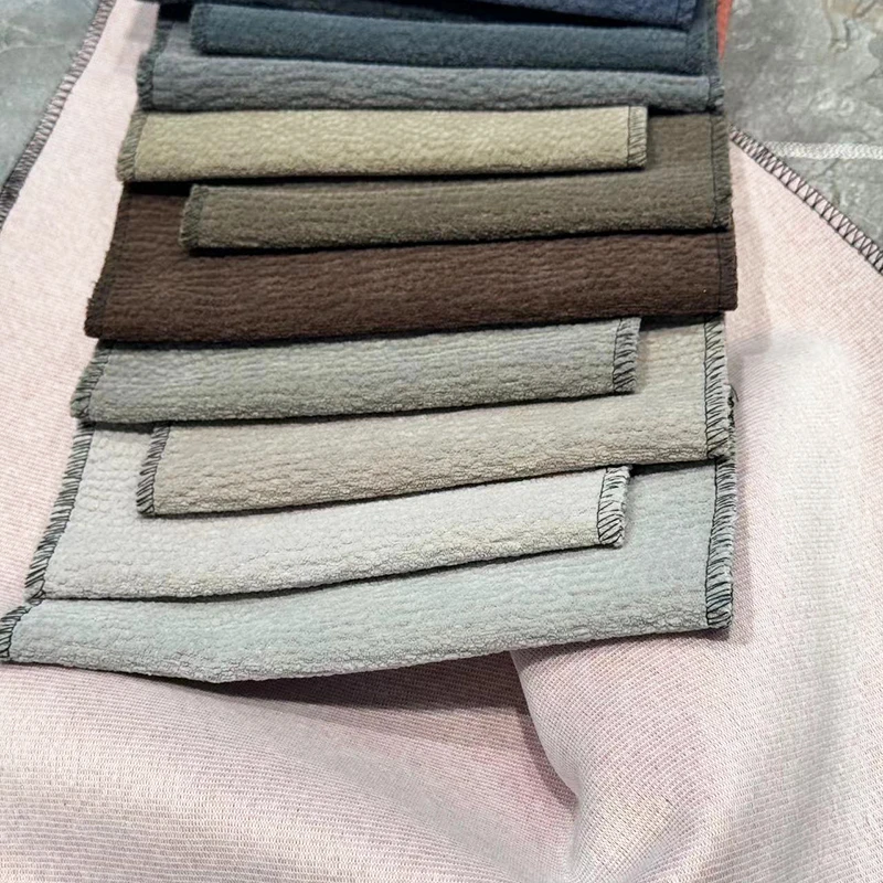 Microfiber Polyester Chenille Jacquard Fabric Sofa Fabric For Furniture Textile