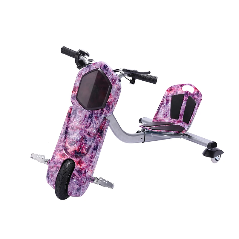 Best Design Kids Drift Kart 360 Rotating Crazy Cart 3 Wheel Electric Drift Scooter Crazy Lithium Battery Go Kart