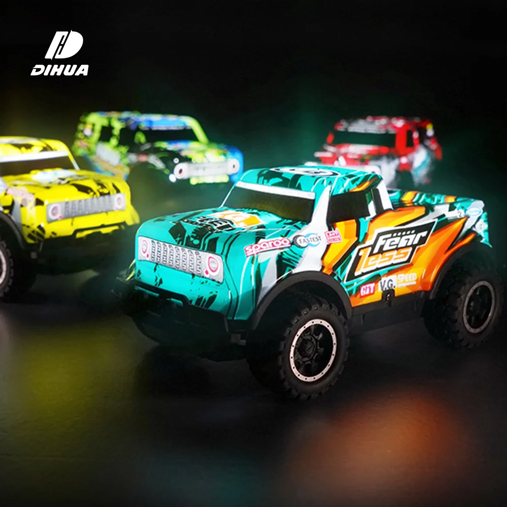 1/24 Scale RC Crawlers for Kids Unique Design RC Dump Truck Toy Remote Control Cross Country Vehicle Car Toy with Light