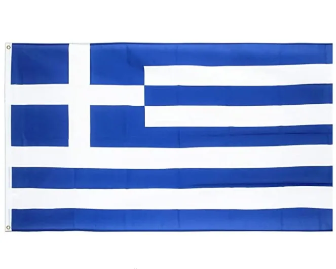 
Hot sells popular cheap price 3*5 ft Greece flags banner 