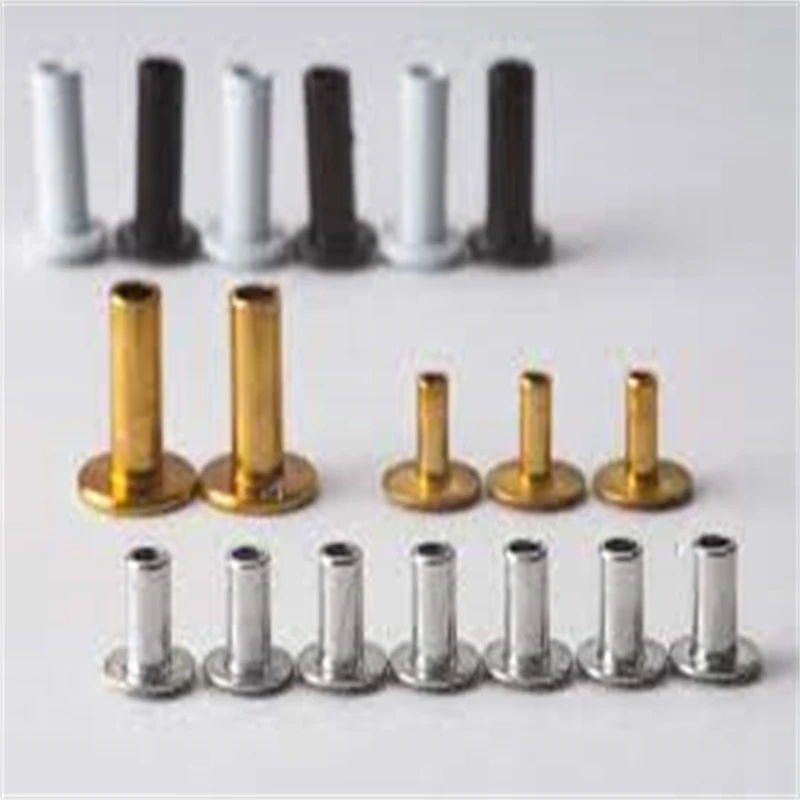 Best Selling Factory Flat Head Steel and Semi-Tubular Rivets for Truck Brake Pads Durable Aluminium Brass Copper Materials