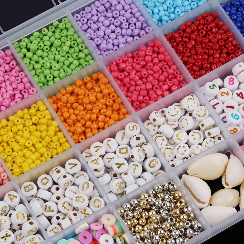 Colorful cartoon multi-purpose jewelry set DIY bracelet making crafts