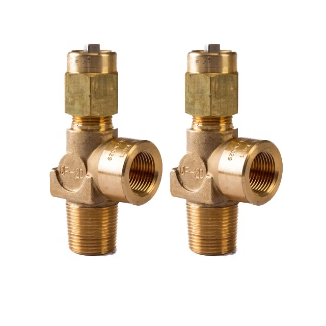 SiAN QF-2D Customization Nitrogen Valves Range Needle Type O2 Air N2 Cylinder Brass Medical Use Oxygen Gas Safety Control Valves