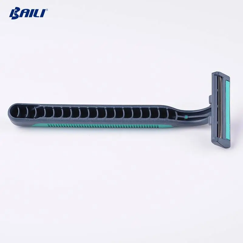 Custom Single Barber Half Blade Shaver Medical Mini Biodegradable Wheat Straw Two Blades Production Line Disposable Salon Razor