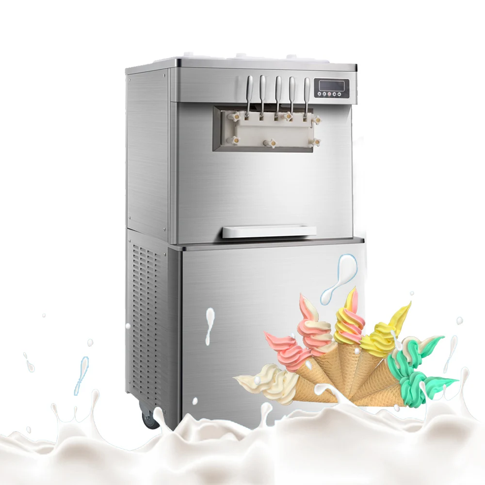 5 Flavors Big Size Five Taylor Frozen Yogurt Ice Cream Machine Soft Serve For Sale
