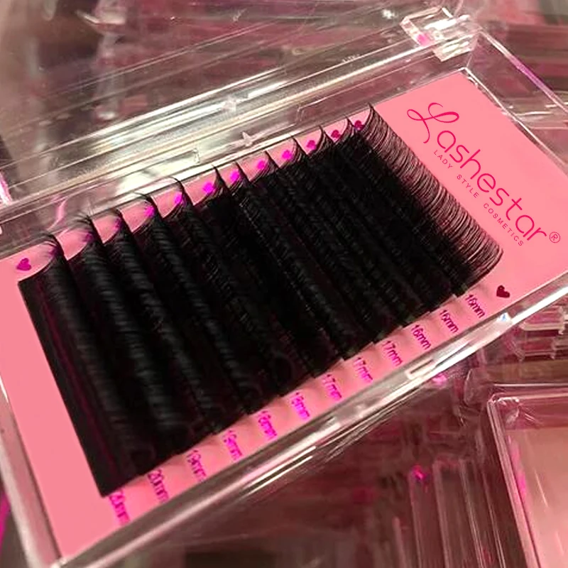 003 wholesale real soft cluster lashes mink eyelash extension individual supplies products