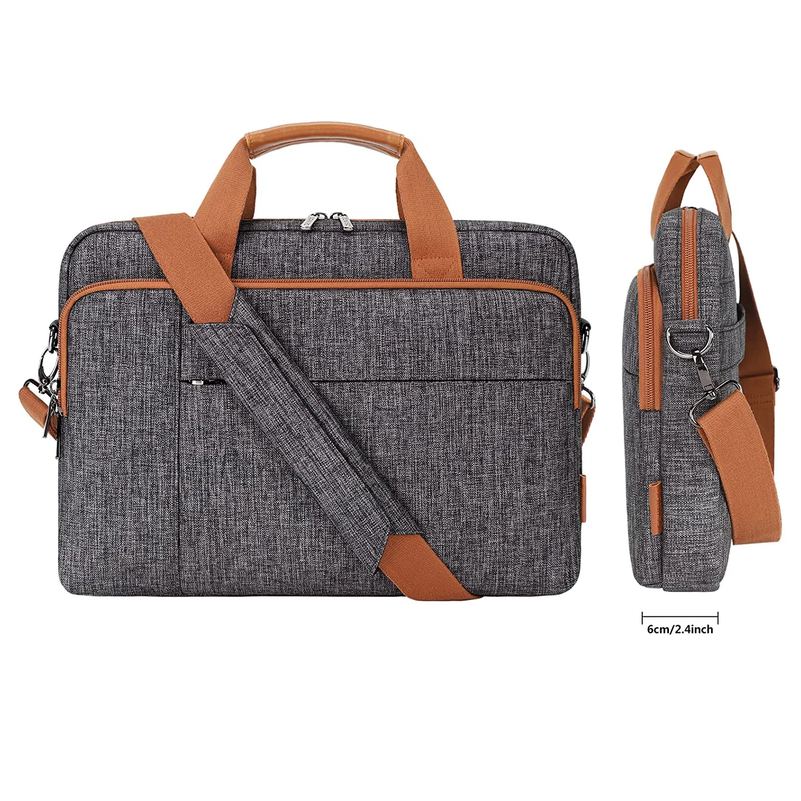 Customizable OEM Business Laptop Bag Waterproof Polyester Leather Computer Bag for Men for Tool Use Factory Made