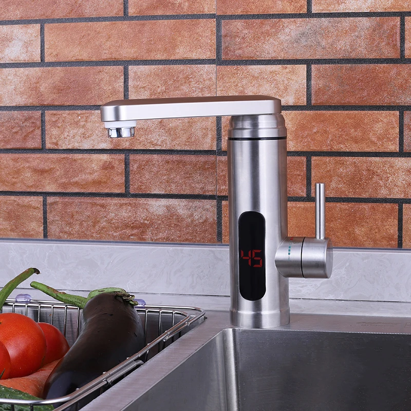 304 Stainless steel 3-5secs instant water heater water tap high quality instant faucet water heater for kitchen