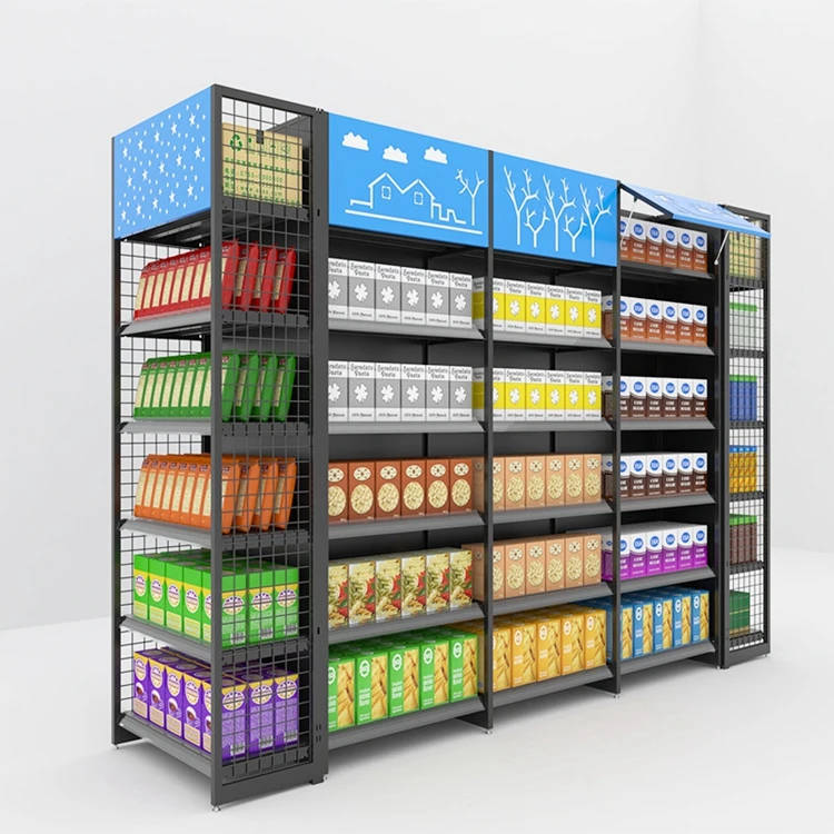 Convenience Shop Supermarket Shelves Rack For Store Shopping Mall Shelves Retail Store Shelf Supermarket Gondola