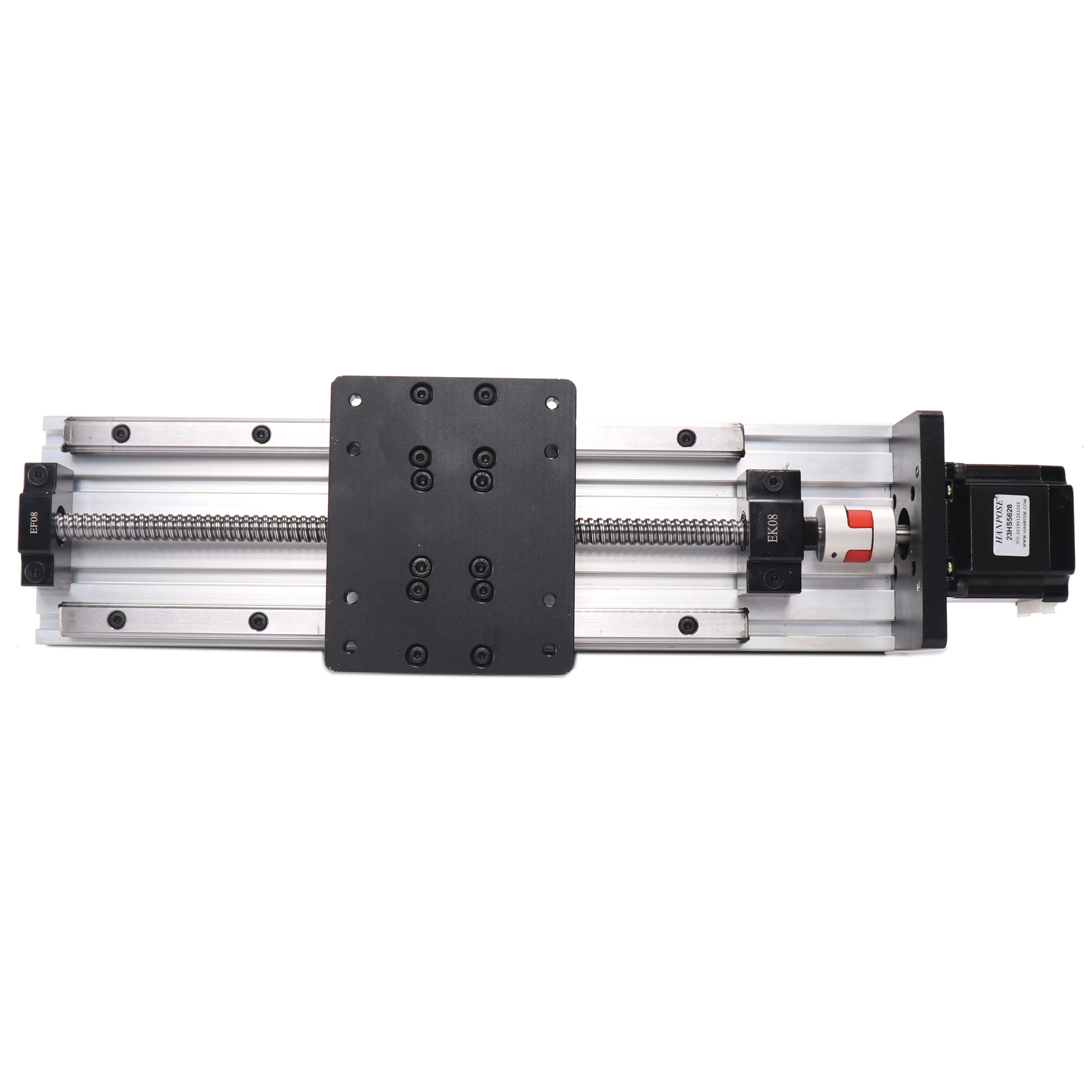 57 nema motor length 200mm High precision HGR double guide ball screw linear module  HPV6 CNC sliding table can be customized