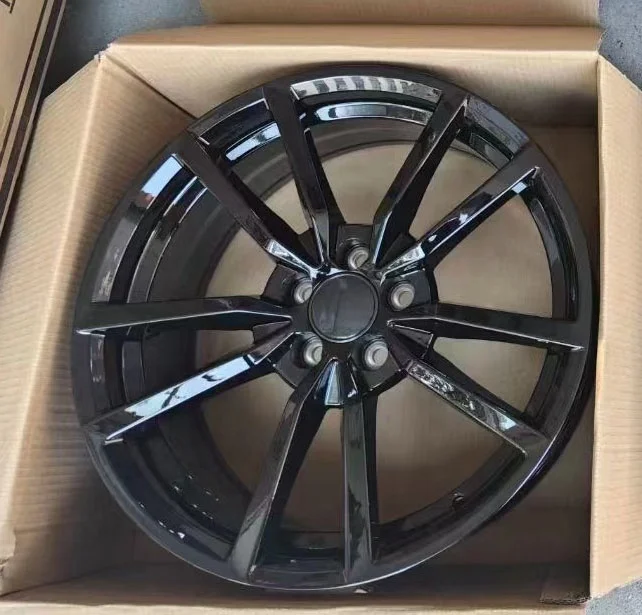 Wholesale price 17 18 19 inch 5 holes Black Silver 100/112 Muit-Spoke Alloy Rims Car wheels for VW Cars