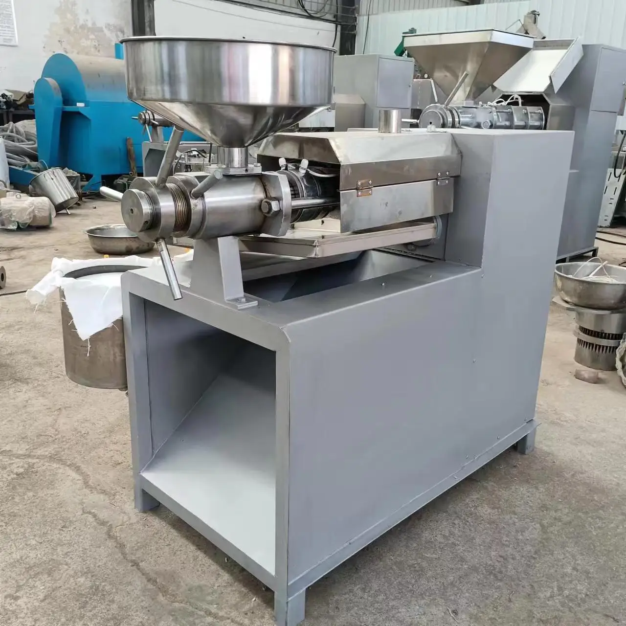 6YL-70T Vacuum Filtering Combined Automatic Screw Oil Press Machine With Single Phase