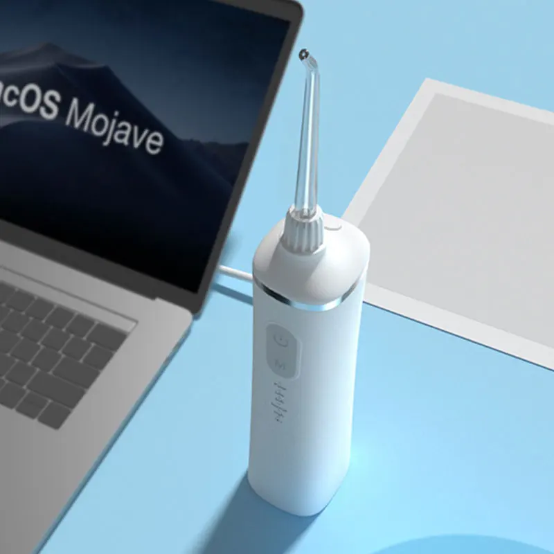 Adult USB Rechargeable Dental Flosser  250ML Water Tank Waterproof Dental Scaler Oral Health Care
