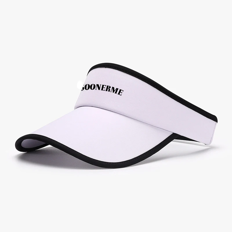 Uv Protection Outdoor Golf Running Custom Logo Sun Visor Cap For Wholesale