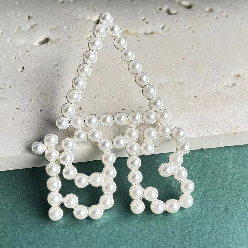 Metal Alloy Greek Letter Sorority Jewelry Dst Symbol Triangle Pearl 1913 Delta Theta Brooches Pin